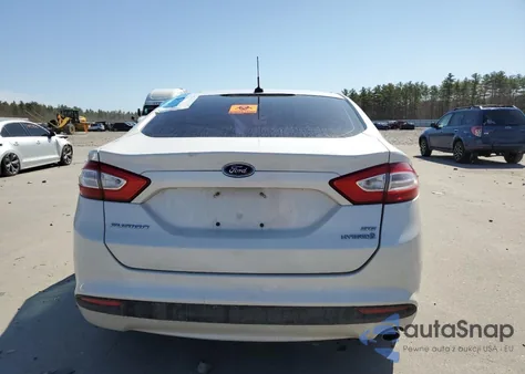 2013 Ford Fusion Se Hybrid from USA, damaged, VIN 3FA6P0LU7DR187107